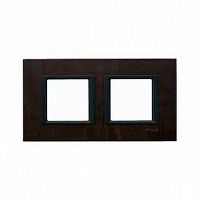 Рамка 2 поста UNICA CLASS, темно-коричневый | код. MGU68.004.7P2 | Schneider Electric